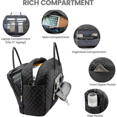 Σετ Σάκος ταξιδιού νεσεσέρ τσάντα 40 L Lovevook UB2019 black Σετ Σάκος ταξιδιού νεσεσέρ τσάντα 40 L Lovevook UB2019 black