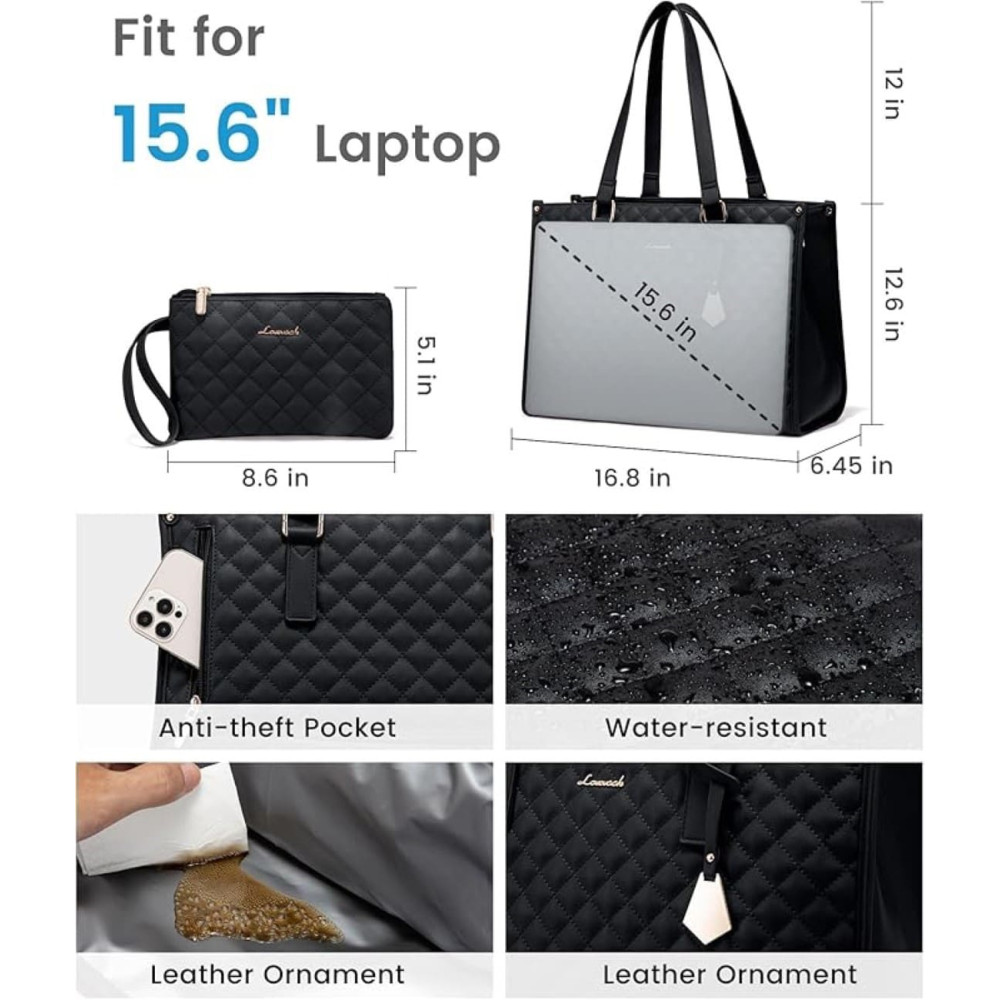 Γυναικεία Τσάντα Φαγητού & Laptop Lovevook 15,6'' WB2033 black Γυναικεία Τσάντα Φαγητού & Laptop Lovevook 15,6'' WB2033 black