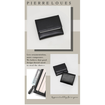 Γυναικείo πορτοφόλι Pierre Loues PL13-56 μαύρο Γυναικείo πορτοφόλι Pierre Loues PL13-56 μαύρο