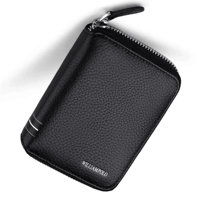 Δερμάτινο Ανδρικό πορτοφόλι William Polo 236 black