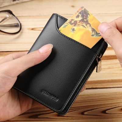 Δερμάτινο Ανδρικό πορτοφόλι William Polo 293 black Δερμάτινο Ανδρικό πορτοφόλι William Polo 293 black