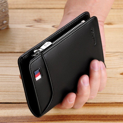 Δερμάτινο Ανδρικό πορτοφόλι William Polo 293 black Δερμάτινο Ανδρικό πορτοφόλι William Polo 293 black
