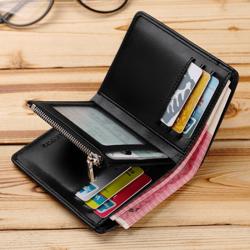 Δερμάτινο Ανδρικό πορτοφόλι William Polo 293 black Δερμάτινο Ανδρικό πορτοφόλι William Polo 293 black