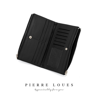 Γυναικείο πορτοφόλι Pierre Loues B662-3 μαύρο Γυναικείο πορτοφόλι Pierre Loues B662-3 μαύρο