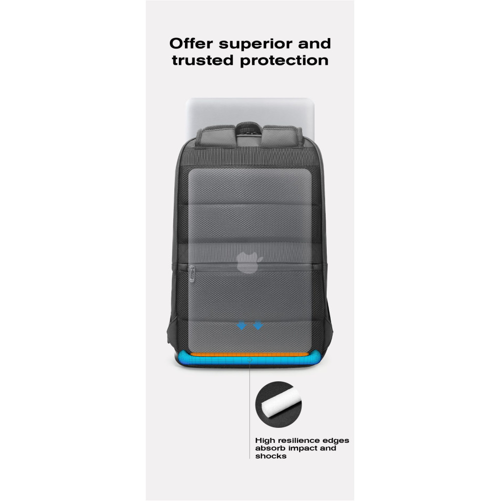 Σακίδιο πλάτης 20L Laptop 15,6” Bange 7822 μαύρο Σακίδιο πλάτης 20L Laptop 15,6” Bange 7822 μαύρο