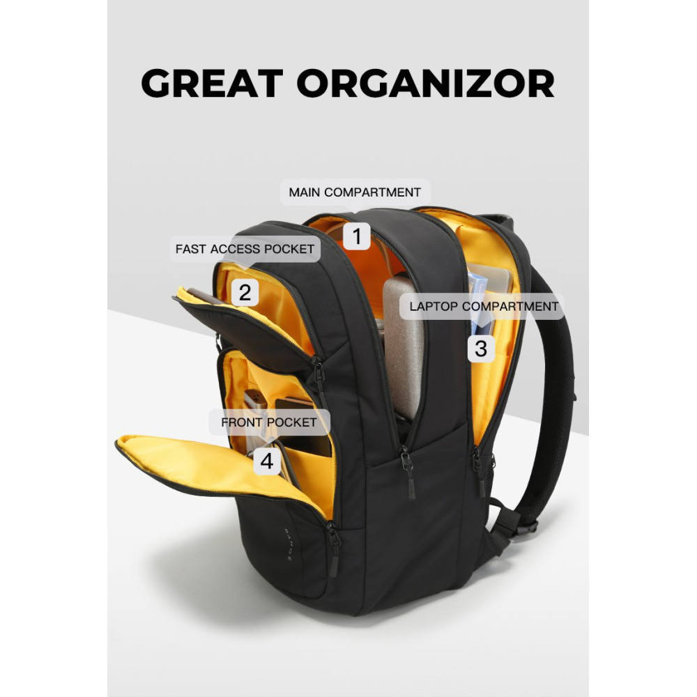 Σακίδιο πλάτης 24L Laptop 15,6” Bange 7839 gray Σακίδιο πλάτης 24L Laptop 15,6” Bange 7839 gray