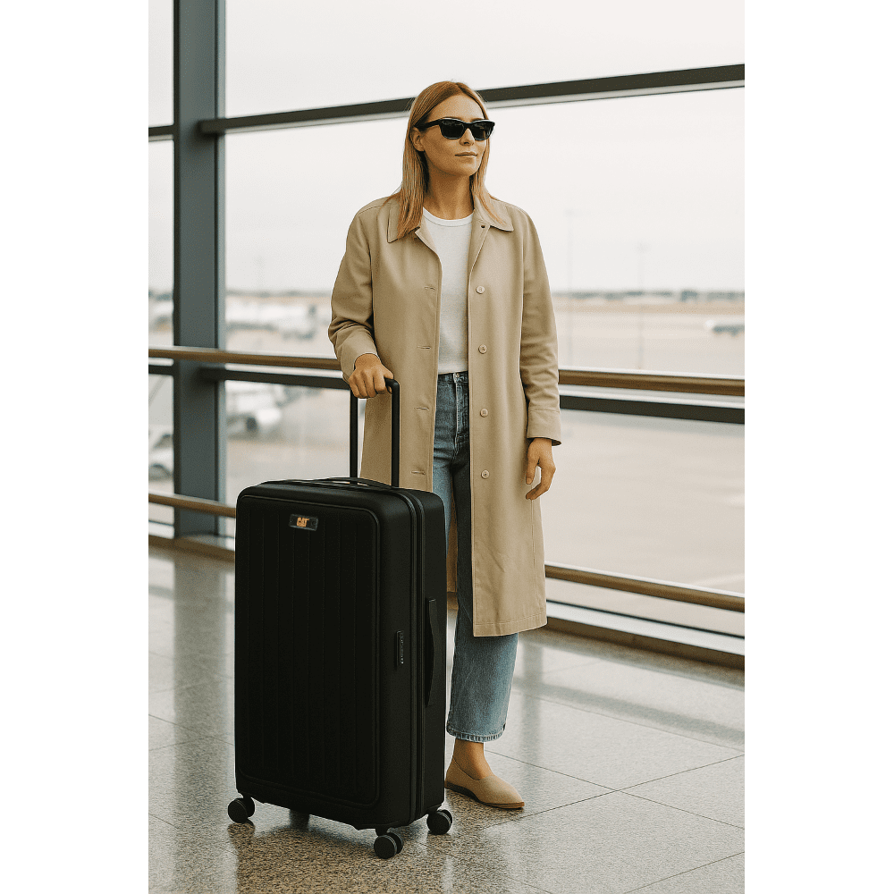 Βαλίτσα Μεγάλη με Ρόδες Ταξιδιού Caterpillar μεγάλη 84873-01/70