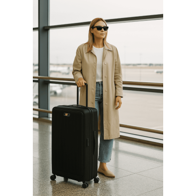 Βαλίτσα Μεγάλη με Ρόδες Ταξιδιού Caterpillar μεγάλη 84873-01/70