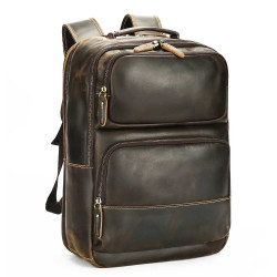 Δερμάτινο σακίδιο πλάτης Cardinal 21 L 2329 coffee