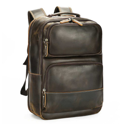 Δερμάτινο σακίδιο πλάτης Cardinal 21 L 2329 coffee