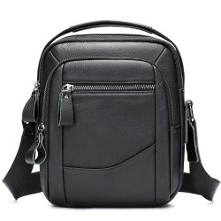 Δερμάτινη Ανδρική Τσάντα Ώμου Cardinal 6000 black