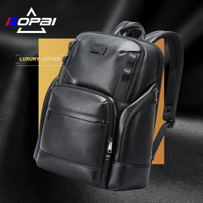 Δερμάτινο Σακίδιο 33L Laptop 15,6” Bopai 61-123511 μαύρο