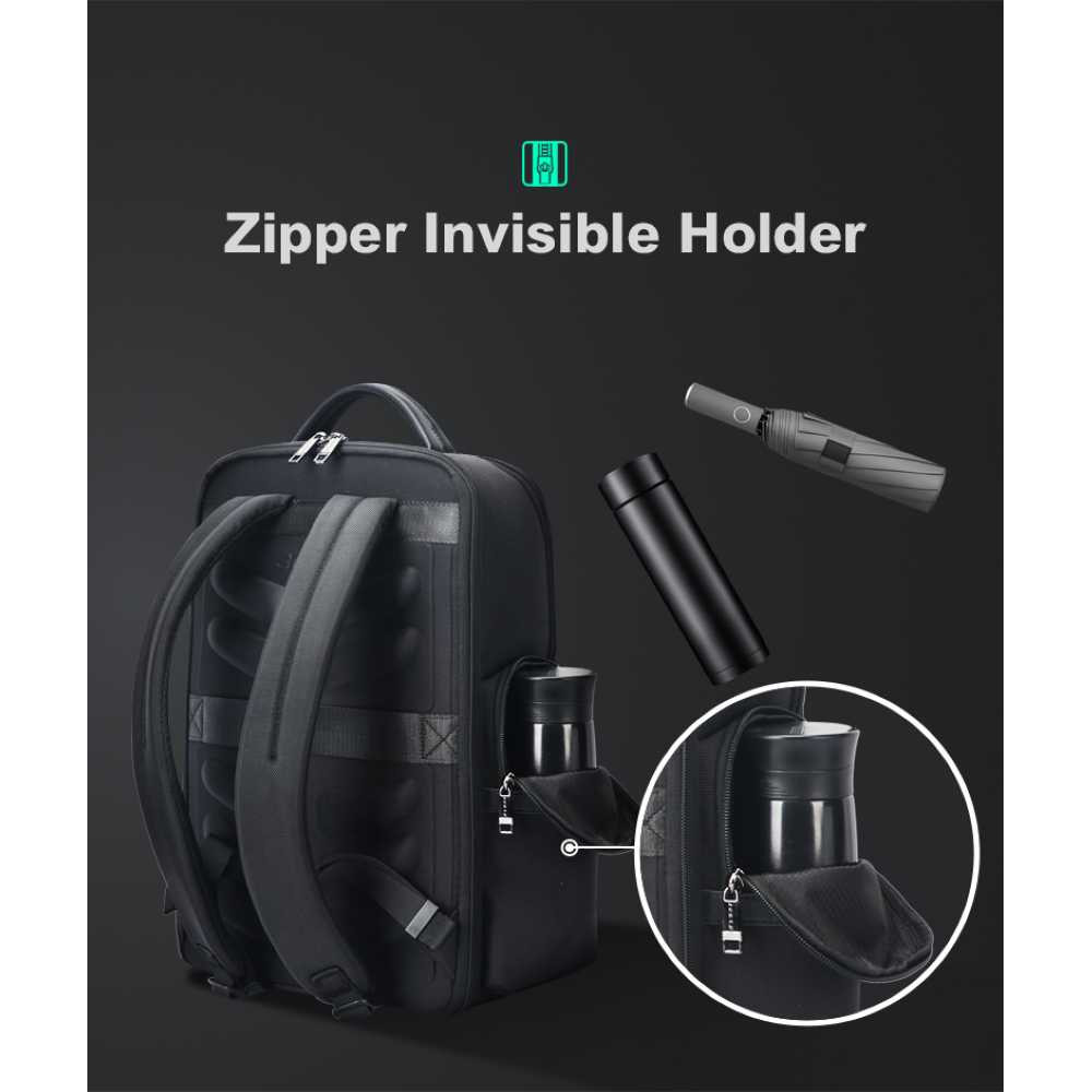 Backpack 20L Laptop 15,6” Bopai 61-125031 μαύρο Backpack 20L Laptop 15,6” Bopai 61-125031 μαύρο