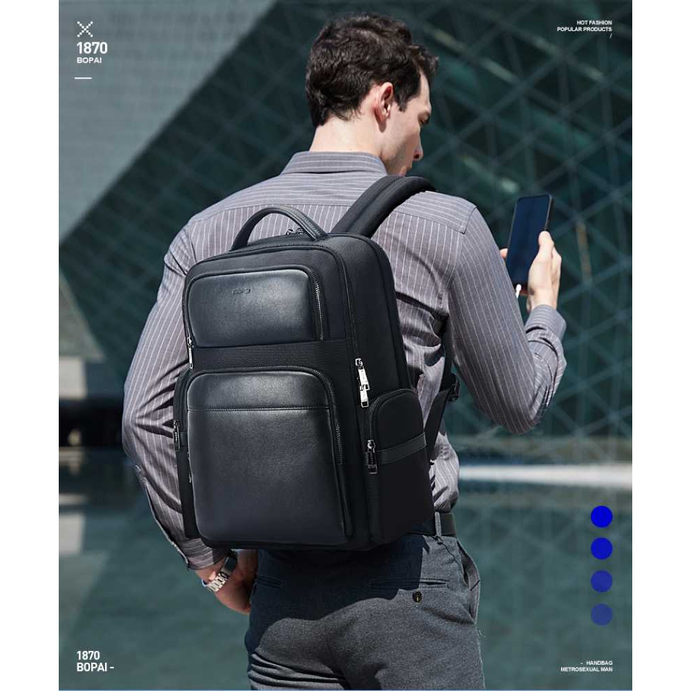 Backpack 20L Laptop 15,6” Bopai 61-125031 μαύρο Backpack 20L Laptop 15,6” Bopai 61-125031 μαύρο
