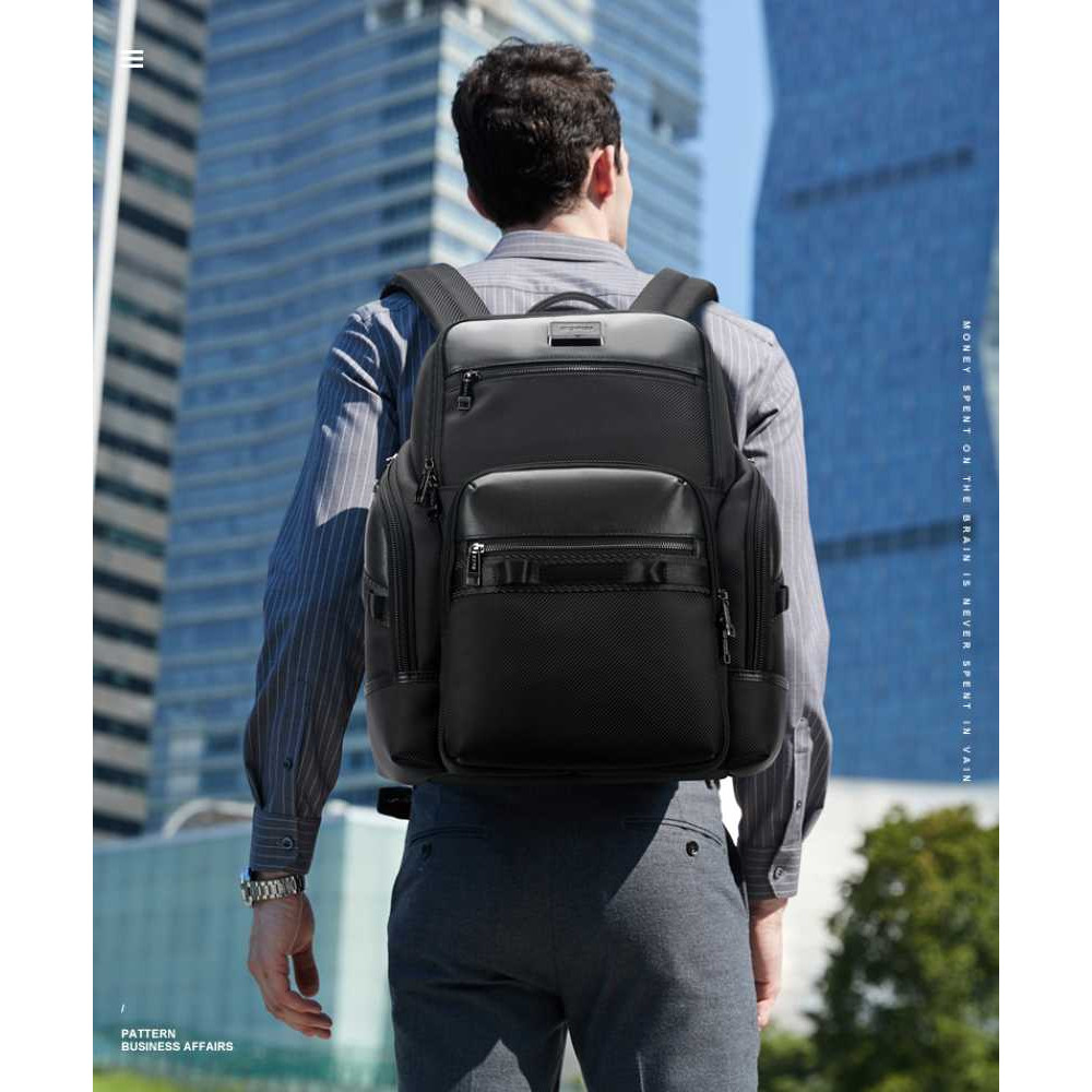 Backpack 26L Laptop 15,6” Bopai 61-126261 μαύρο