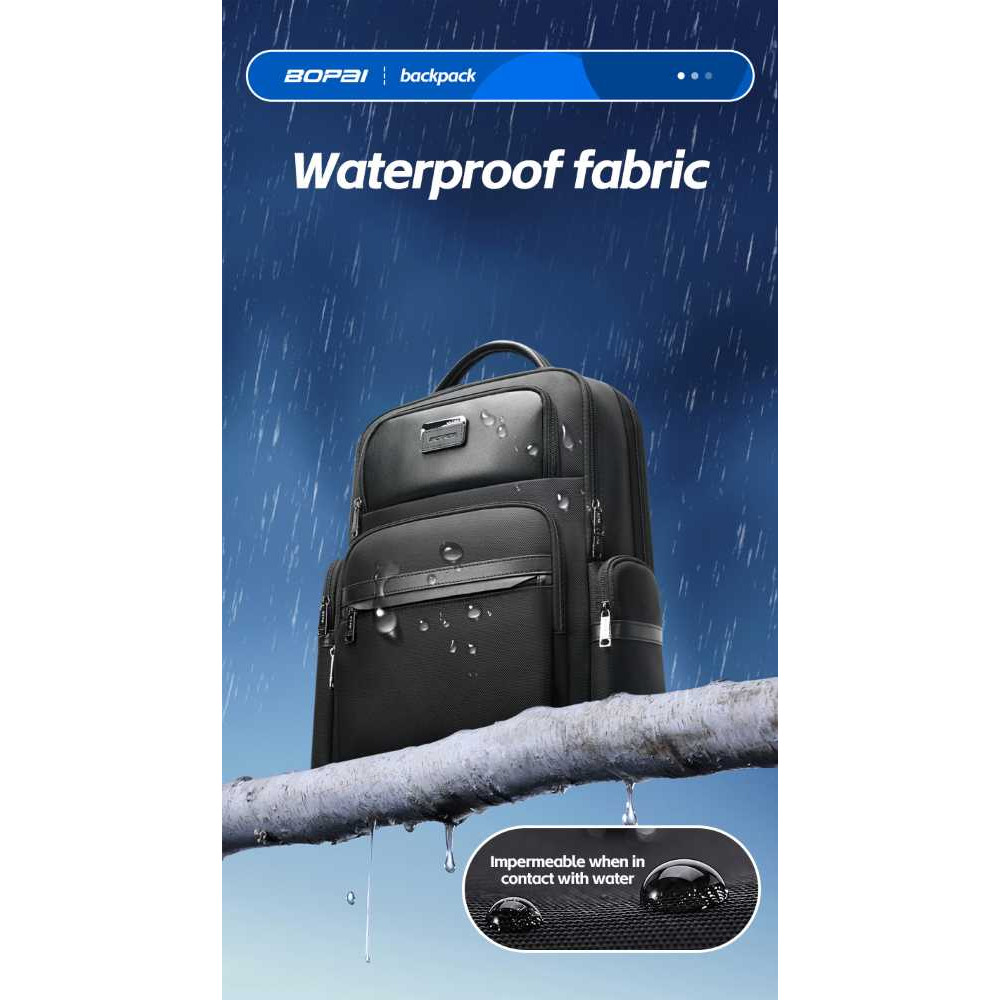 Σακίδιο με Σύστημα Ψύξης 29L 15,6” Bopai 61-128561 μαύρο