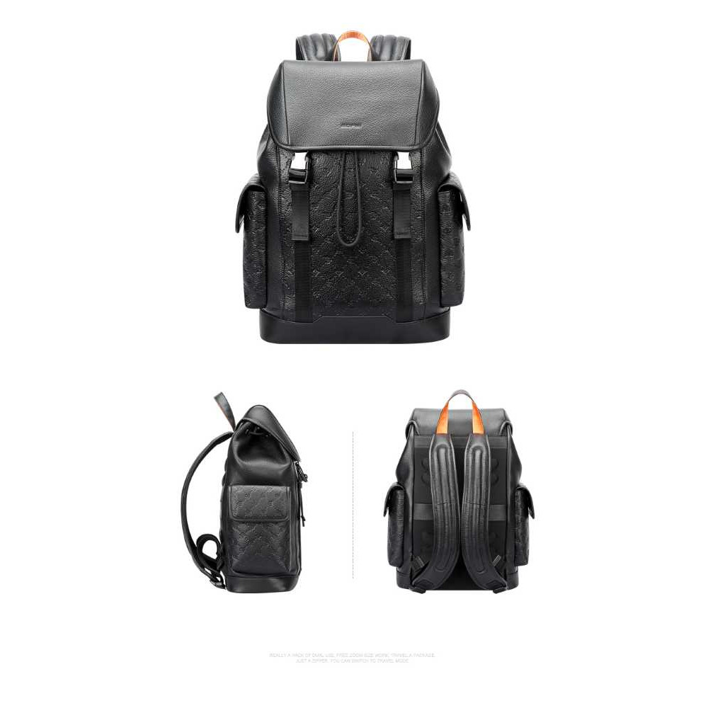 Δερμάτινο Σακίδιο 18L Laptop 15,6” Bopai 61-128821 μαύρο