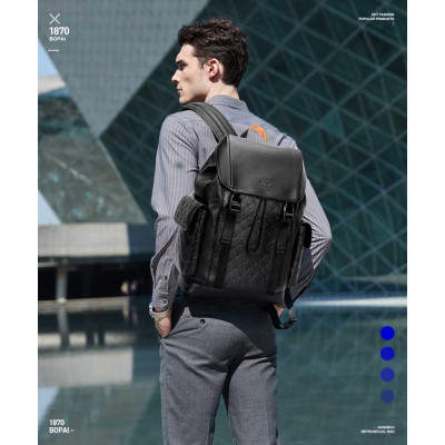 Δερμάτινο Σακίδιο 18L Laptop 15,6” Bopai 61-128821 μαύρο