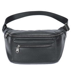 Ανδρικό Δερμάτινο Τσαντάκι Μέσης Cardinal 9141 black
