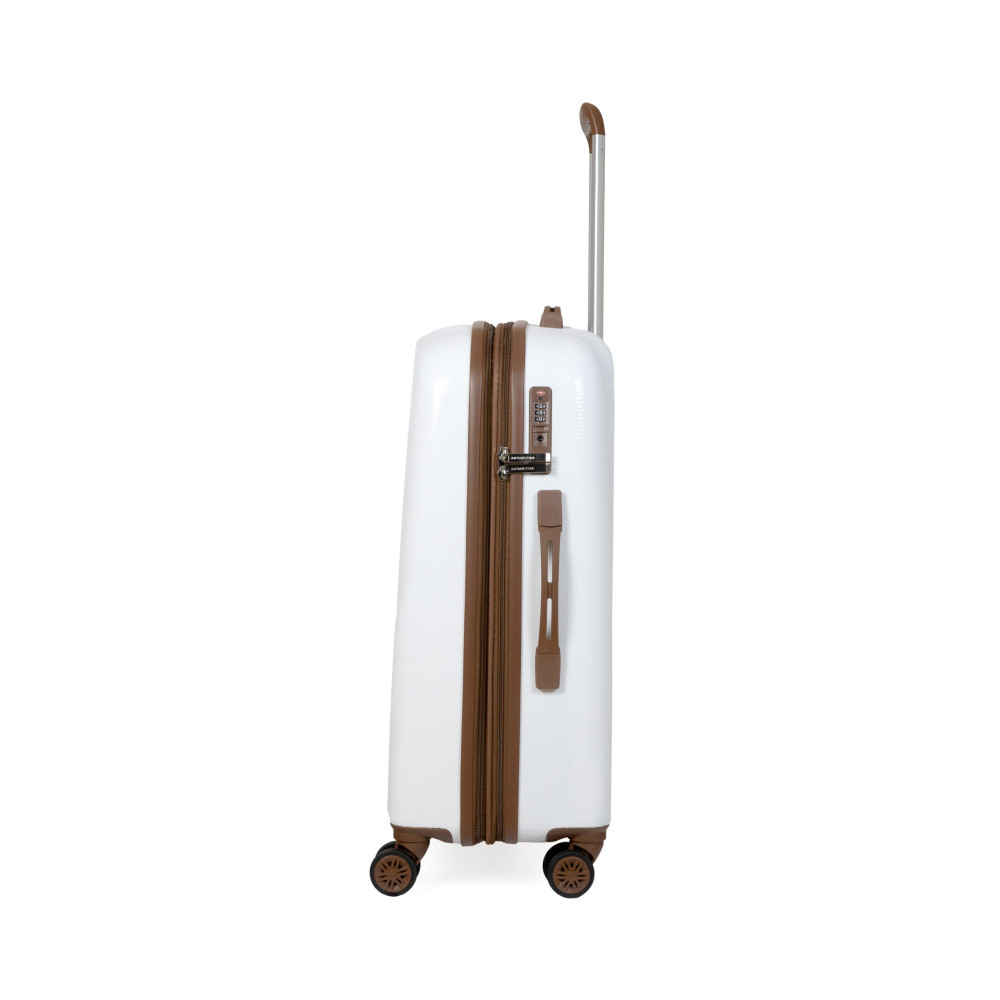 Σετ 3 βαλίτσες Newcom PC σετ 3 τεμαχίων N1488 white Σετ 3 βαλίτσες Newcom PC σετ 3 τεμαχίων N1488 white