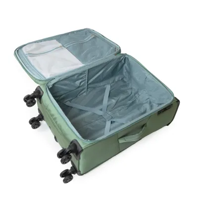 Βαλίτσα Υφασμάτινη μεσαία 20 κιλών Newcom N1510/60 green Βαλίτσα Υφασμάτινη μεσαία 20 κιλών Newcom N1510/60 green