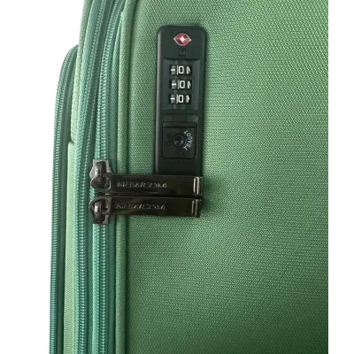 Βαλίτσα Υφασμάτινη μεσαία 20 κιλών Newcom N1510/60 green Βαλίτσα Υφασμάτινη μεσαία 20 κιλών Newcom N1510/60 green
