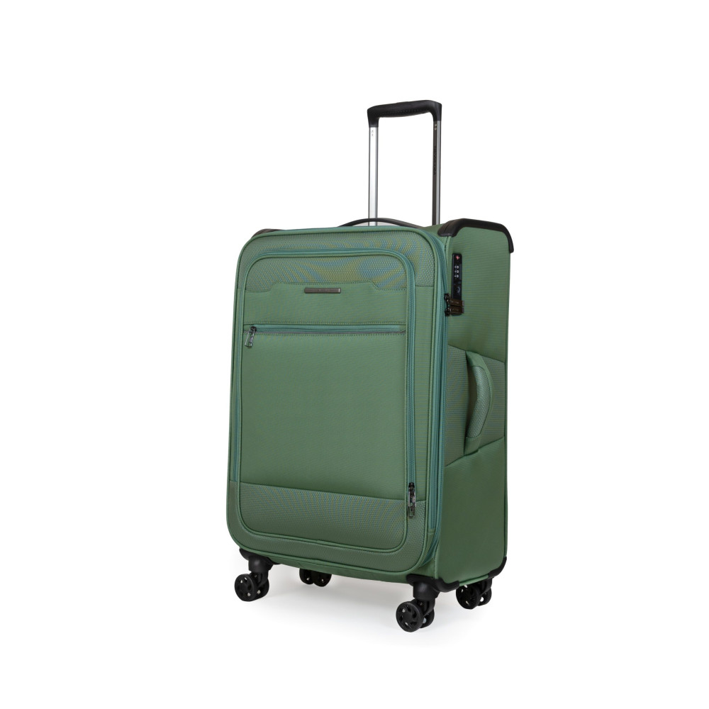 Βαλίτσα Υφασμάτινη μεσαία 20 κιλών Newcom N1510/60 green Βαλίτσα Υφασμάτινη μεσαία 20 κιλών Newcom N1510/60 green