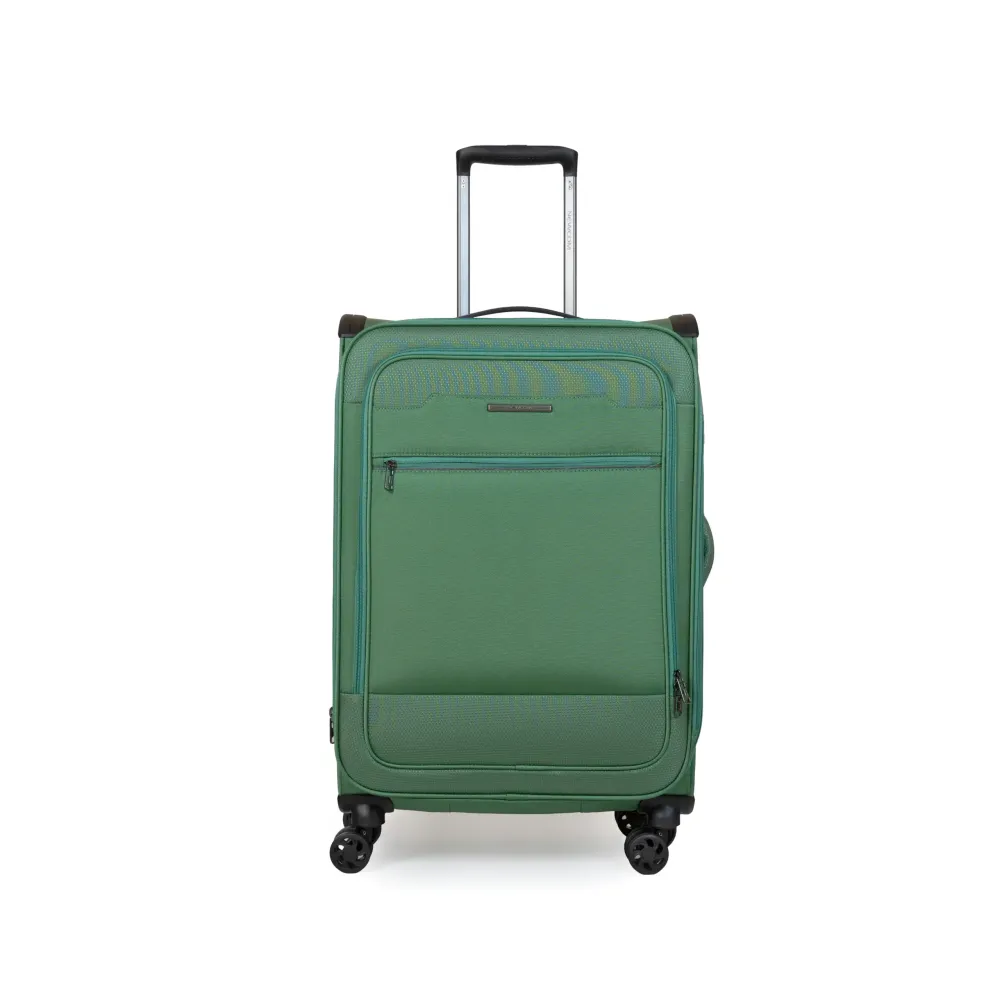 Βαλίτσα Υφασμάτινη μεσαία 20 κιλών Newcom N1510/60 green Βαλίτσα Υφασμάτινη μεσαία 20 κιλών Newcom N1510/60 green