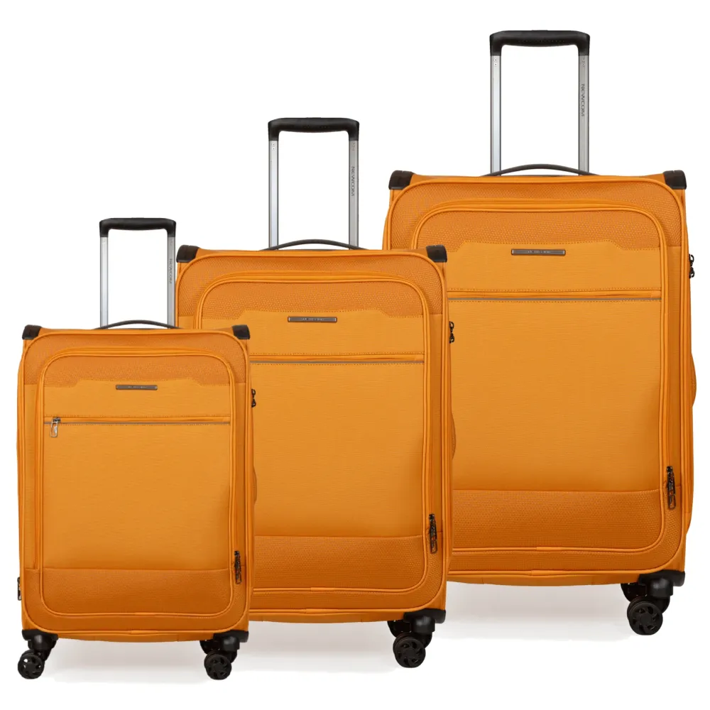 Βαλίτσες Υφασμάτινες σετ τριάδα Newcom N1510 orange Βαλίτσες Υφασμάτινες σετ τριάδα Newcom N1510 orange