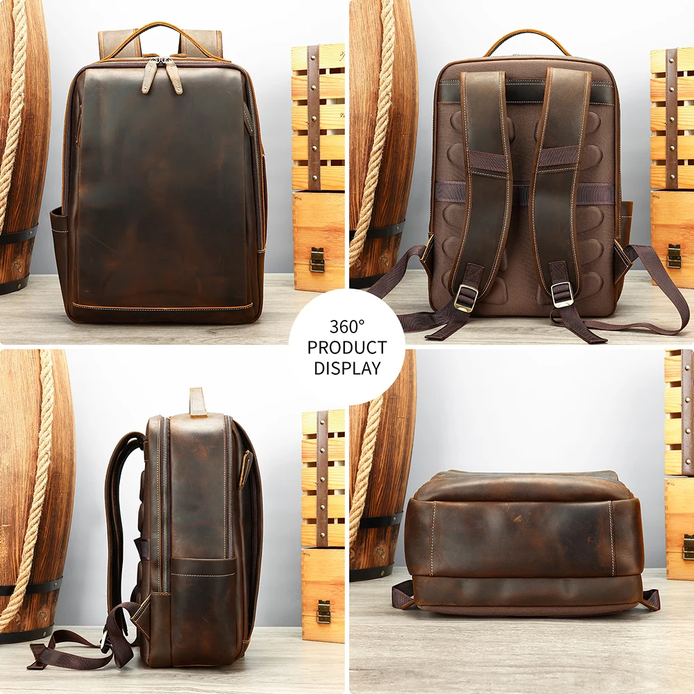 Δερμάτινο σακίδιο πλάτης Cardinal 19 L 2326 coffee Δερμάτινο σακίδιο πλάτης Cardinal 19 L 2326 coffee