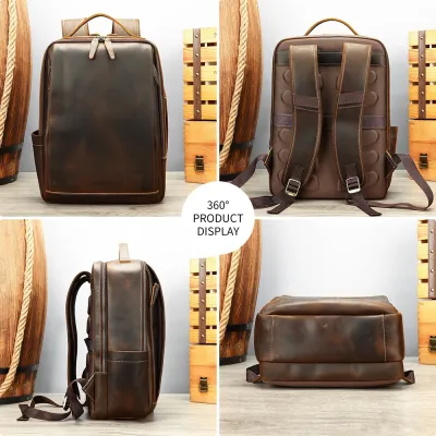 Δερμάτινο σακίδιο πλάτης Cardinal 19 L 2326 coffee Δερμάτινο σακίδιο πλάτης Cardinal 19 L 2326 coffee
