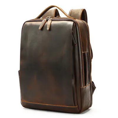 Δερμάτινο σακίδιο πλάτης Cardinal 19 L 2326 coffee