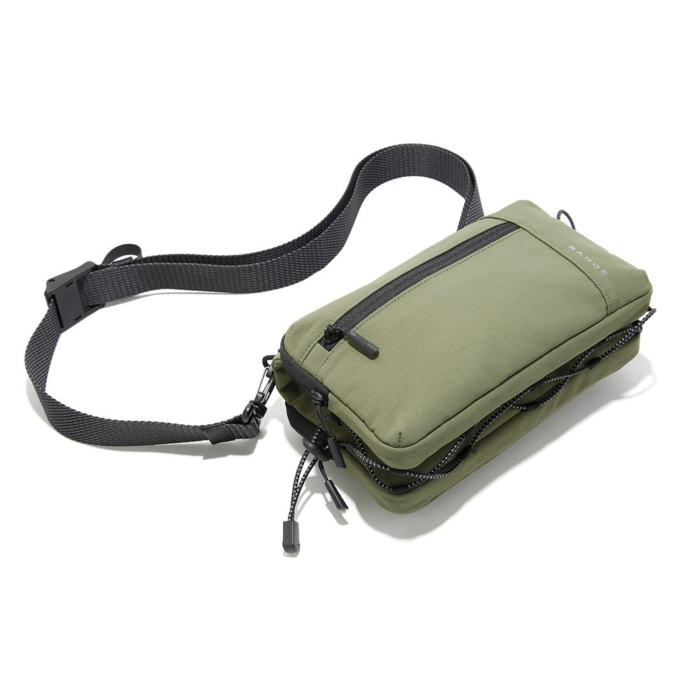 Τσαντάκι ώμου crossbody Bange 8089-1 χακί Τσαντάκι ώμου crossbody Bange 8089-1 χακί