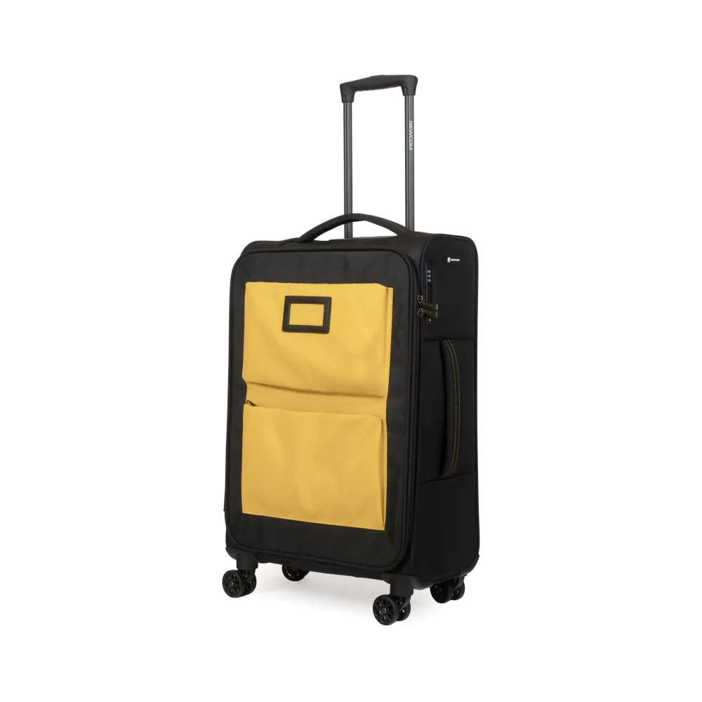 Βαλίτσα Υφασμάτινη μεσαία 20 κιλών Newcom N1618/60 yellow Βαλίτσα Υφασμάτινη μεσαία 20 κιλών Newcom N1618/60 yellow