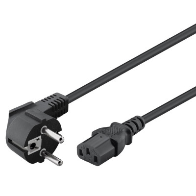 GOOBAY καλώδιο τροφοδοσίας 68604, 3G 0.75mm², 1.5m, μαύρο