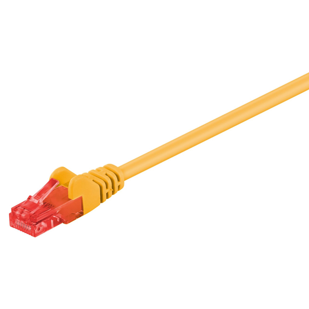 GOOBAY καλώδιο δικτύου 68428, CAT6 U/UTP, CCA, 7.5m, κίτρινο GOOBAY καλώδιο δικτύου 68428, CAT6 U/UTP, CCA, 7.5m, κίτρινο