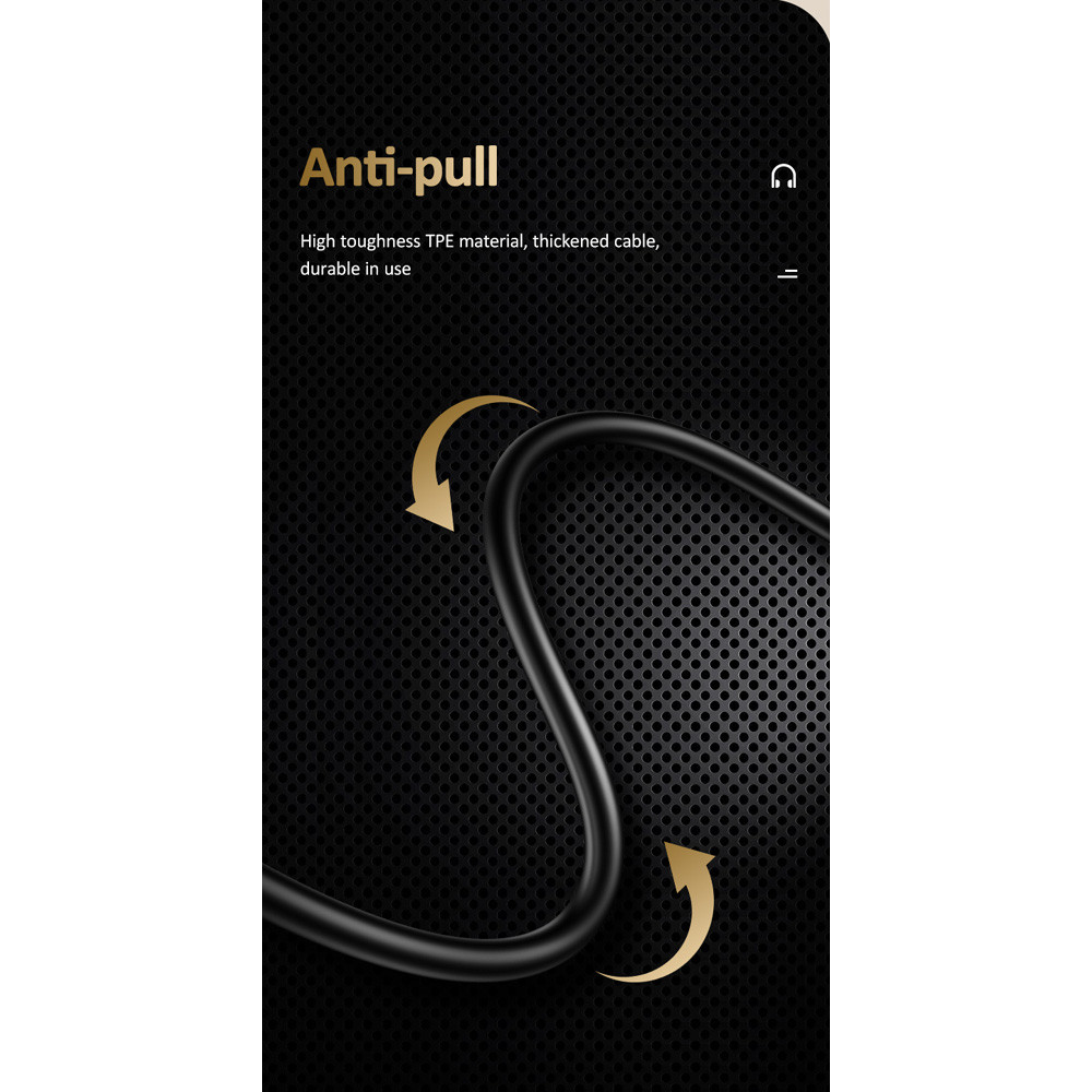 USAMS earphones με μικρόφωνο US-SJ482, USB-C σύνδεση, Φ10mm, 1.2m, μαύρα USAMS earphones με μικρόφωνο US-SJ482, USB-C σύνδεση, Φ10mm, 1.2m, μαύρα