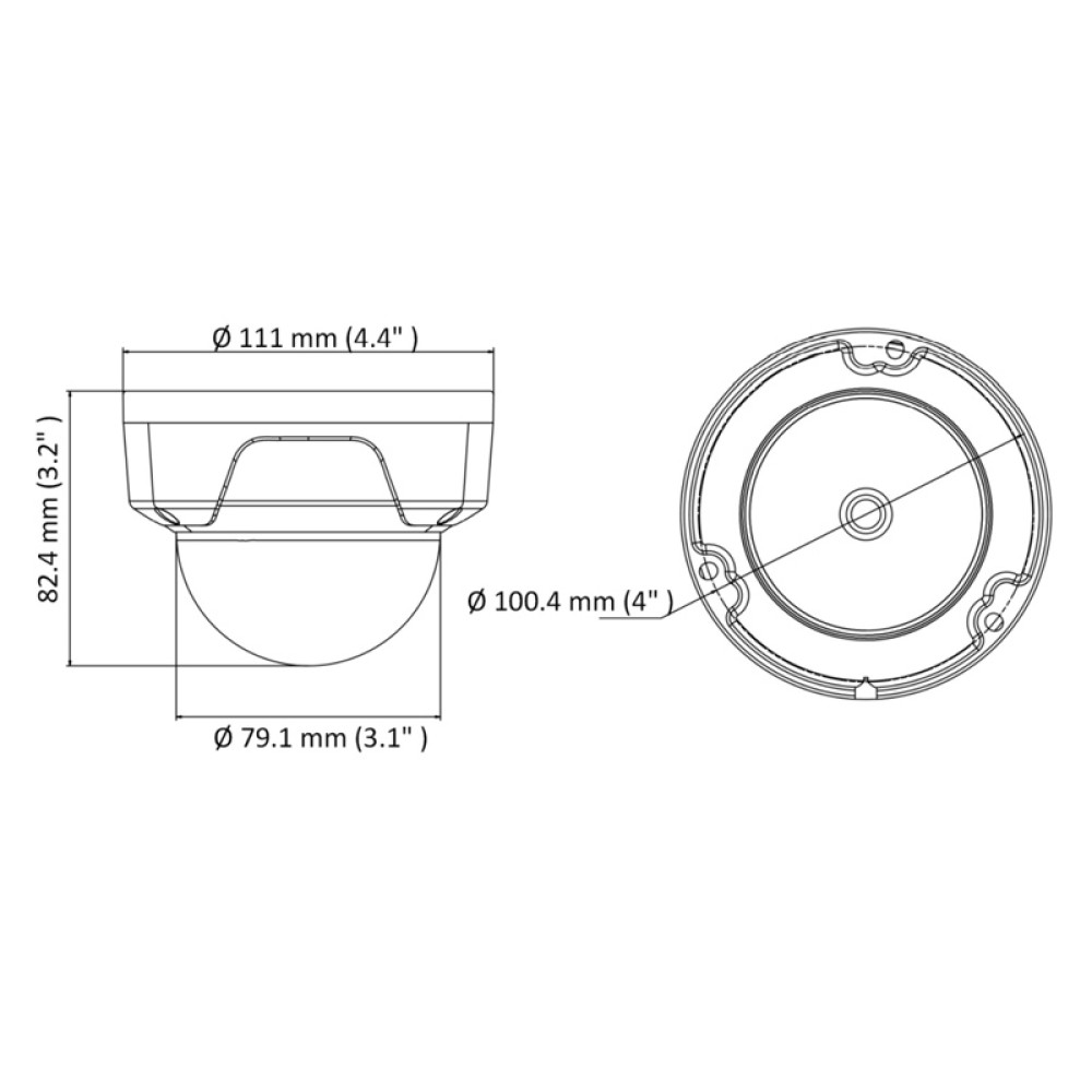 HIKVISION HIWATCH IP κάμερα HWI-D140H, POE, 2.8mm, 4MP, IP67 & IK10 HIKVISION HIWATCH IP κάμερα HWI-D140H, POE, 2.8mm, 4MP, IP67 & IK10