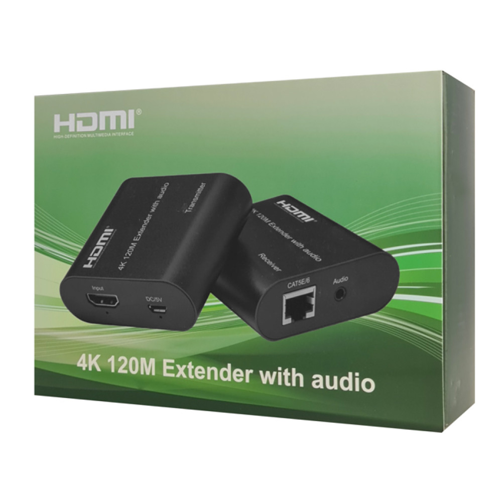 POWERTECH HDMI video extender CAB-H075 μέσω καλωδίου RJ45, 4K, 120m POWERTECH HDMI video extender CAB-H075 μέσω καλωδίου RJ45, 4K, 120m