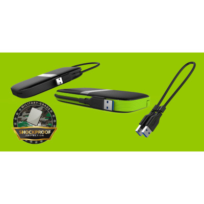 SILICON POWER εξωτερικός HDD Armor A60, 1TB, USB 3.2, μαύρος SILICON POWER εξωτερικός HDD Armor A60, 1TB, USB 3.2, μαύρος