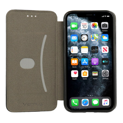 VENNUS Θήκη Βook Elegance VNS-0046 για iPhone 14, μαύρη VENNUS Θήκη Βook Elegance VNS-0046 για iPhone 14, μαύρη