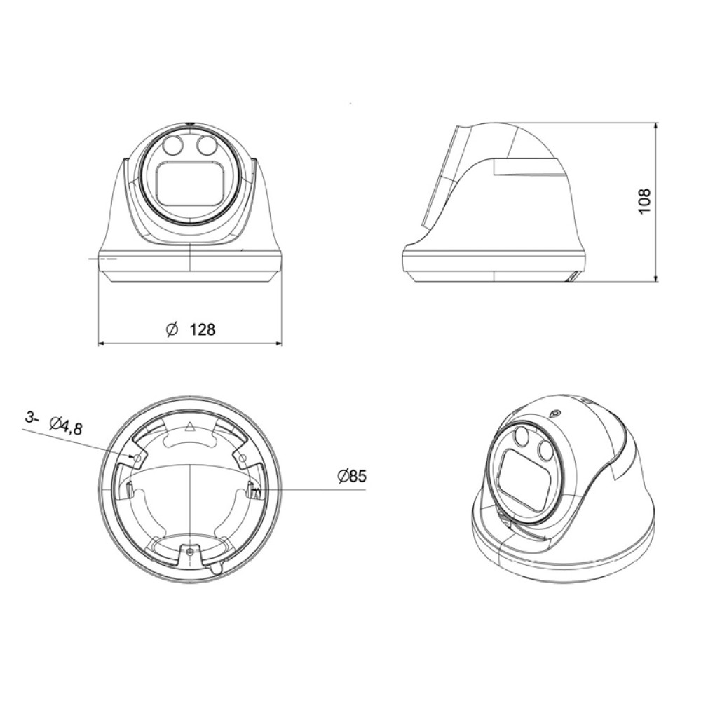 LONGSE IP κάμερα CMLBFG400WH, 2.8mm, 4MP, αδιάβροχη IP67, PoE LONGSE IP κάμερα CMLBFG400WH, 2.8mm, 4MP, αδιάβροχη IP67, PoE