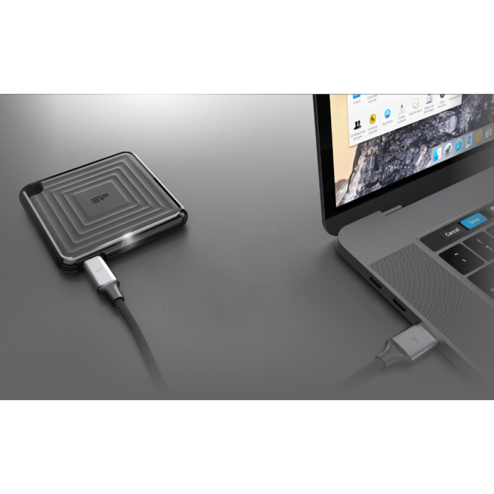 SILICON POWER εξωτερικός SSD PC60, 512GB, USB 3.2, 540-500MB/s, μαύρος SILICON POWER εξωτερικός SSD PC60, 512GB, USB 3.2, 540-500MB/s, μαύρος