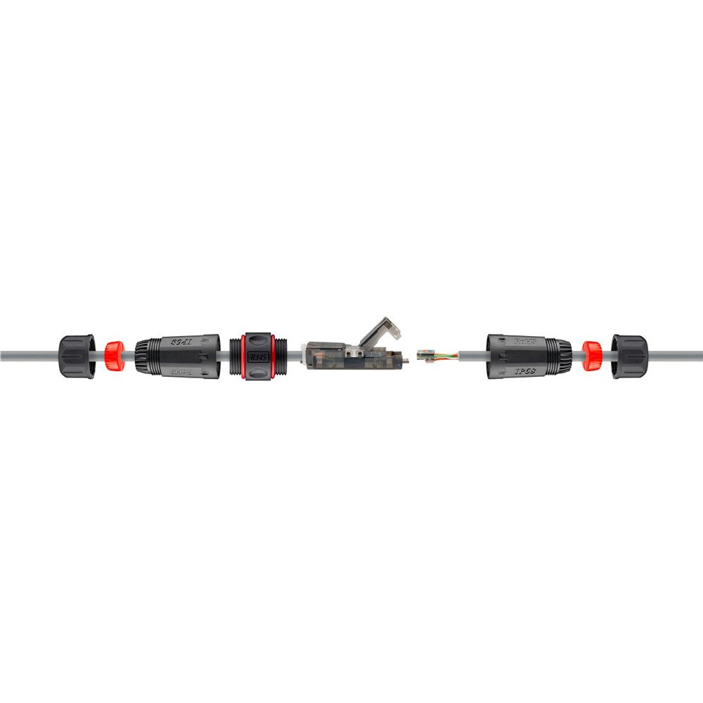 GOOBAY σύνδεσμος καλωδίων CAT 6 44415, UTP, αδιάβροχος, toolfree GOOBAY σύνδεσμος καλωδίων CAT 6 44415, UTP, αδιάβροχος, toolfree