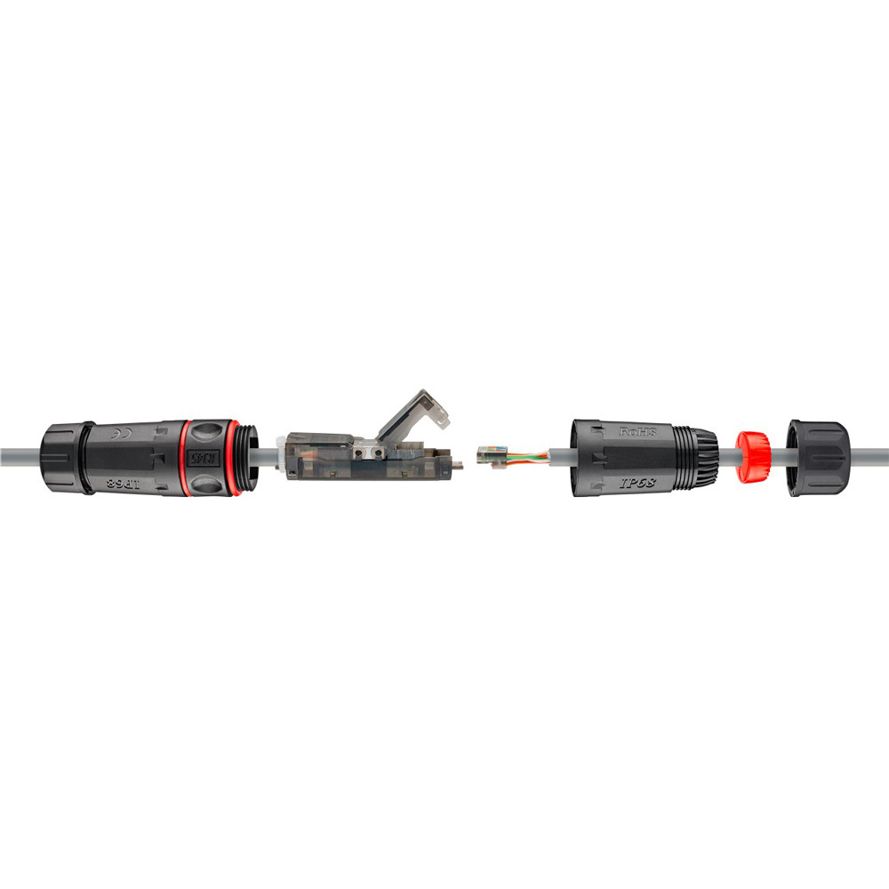 GOOBAY σύνδεσμος καλωδίων CAT 6 44415, UTP, αδιάβροχος, toolfree GOOBAY σύνδεσμος καλωδίων CAT 6 44415, UTP, αδιάβροχος, toolfree
