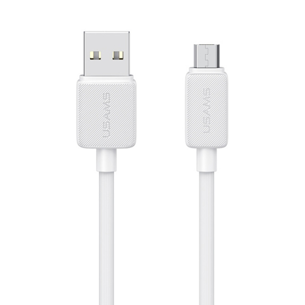 USAMS καλώδιο micro USB σε USB US-SJ690, 10W, 480Mbps, 1m, λευκό USAMS καλώδιο micro USB σε USB US-SJ690, 10W, 480Mbps, 1m, λευκό