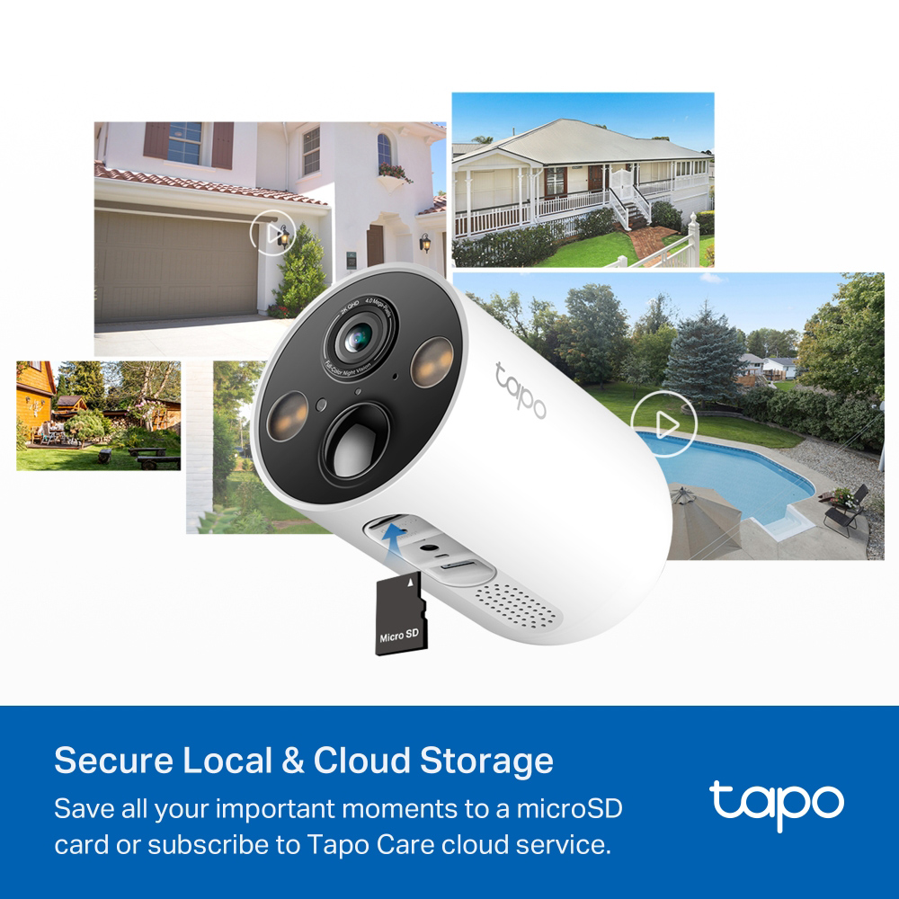 TP-LINK smart ηλιακή κάμερα Tapo C425 KIT, 2K, Wi-Fi, IP66, V.1.20 TP-LINK smart ηλιακή κάμερα Tapo C425 KIT, 2K, Wi-Fi, IP66, V.1.20