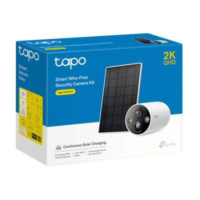 TP-LINK smart ηλιακή κάμερα Tapo C425 KIT, 2K, Wi-Fi, IP66, V.1.20 TP-LINK smart ηλιακή κάμερα Tapo C425 KIT, 2K, Wi-Fi, IP66, V.1.20