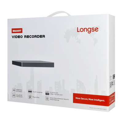 LONGSE XVR υβριδικό καταγραφικό XVR3004C1N, 5MP, H.265/H.264, 4 καναλιών LONGSE XVR υβριδικό καταγραφικό XVR3004C1N, 5MP, H.265/H.264, 4 καναλιών