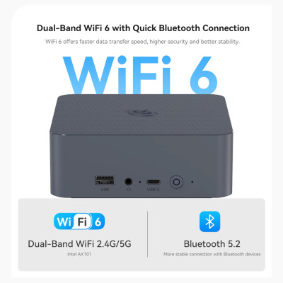 BEELINK mini PC EQi12, Intel i5-12450H, 24GB, 500GB M.2, Windows 11 Pro BEELINK mini PC EQi12, Intel i5-12450H, 24GB, 500GB M.2, Windows 11 Pro